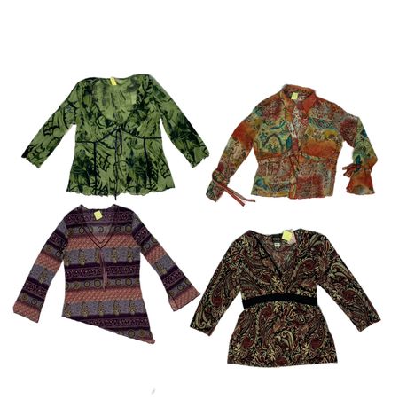 Long Sleeves -Italian Bale Tops Y2k 2024 (NS-173)