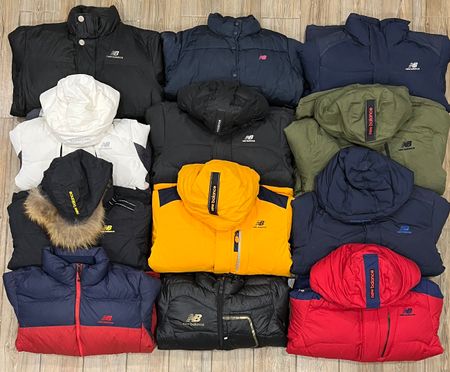 Branded New Balance Puffer Jackets - 13 Pieces