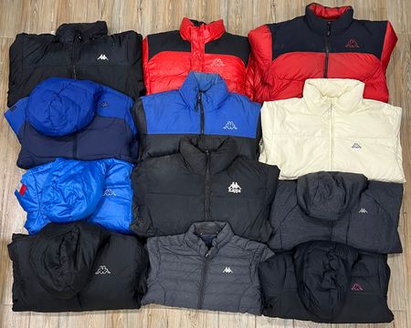 Branded Kappa Puffer Jackets - 13 Pieces