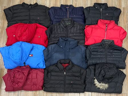 Branded Tommy Hilfiger Puffer Jackets - 13 Pieces
