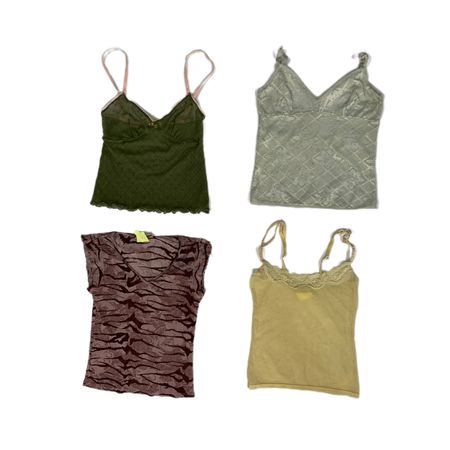Y2K Tops -Sleeveless Y2k 2024 (NS-176)