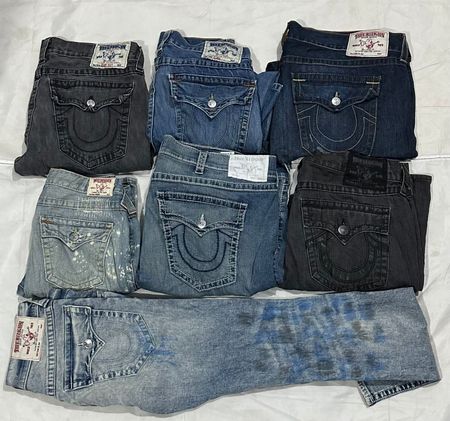 True Religion men jeans 16 pieces
