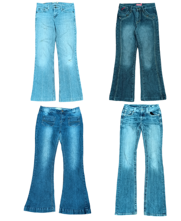 Blue Crush: Vintage Y2K Flares for the Fashion-forward👖💙