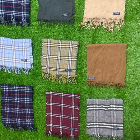 Y2K Real Clueless Style Burberry Muffler Scarves 10