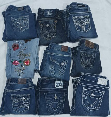 Y2k ladies flared jeans 25 pieces
