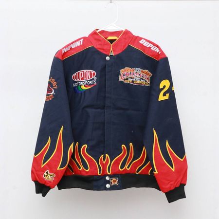 CR1214 Reworked 90s NASCAR jackets, features embroidered flame - 14 Pcs