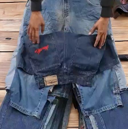 Hip Hop Baggy Jeans Bundle 60 Pieces and 10 Shorts