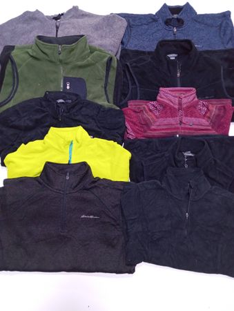 Eddie Bauer Fleece Jackets 10 Pcs