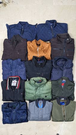 Tommy Hilfiger, H&M, And Zara Man Harrington/Light weight Jackets 14 pieces