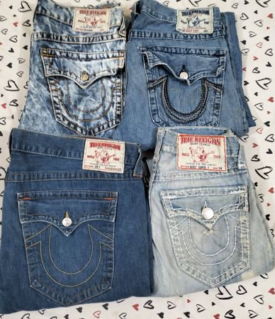 HD Men  Vintage True Religion Jeans - 28 pcs