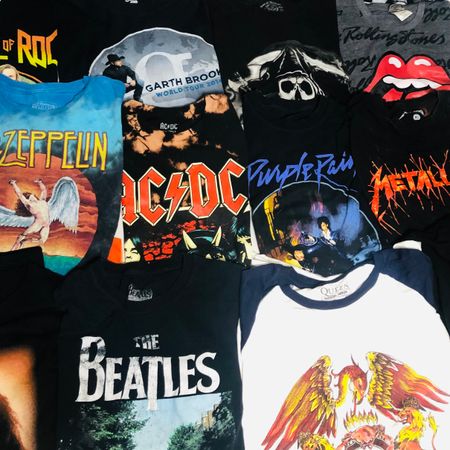 Vintage Music T-Shirts Bundle of 50 pcs