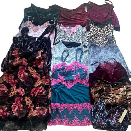 Vintage / Y2K camisoles, robes à enfiler, pack de 15 Chemises Grade A