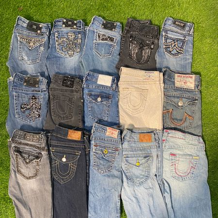 True Religion & Miss Me Flared Jeans - 20 pcs