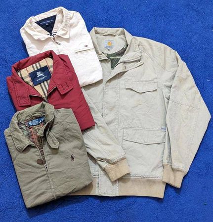 Veste Herrington vintage Burberry, Carhartt, Polo Ralph Lauren et Tommy Hilfiger