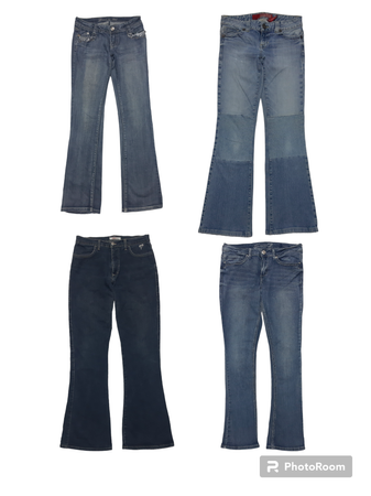 Groovy Jean Collection: Y2K Flared Jean: WMNS24 (S-124)👖🌟💫