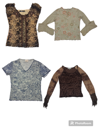 Top-notch Tops: Y2K Top Collection: WMNS24 (S-126) 🌟💫💥