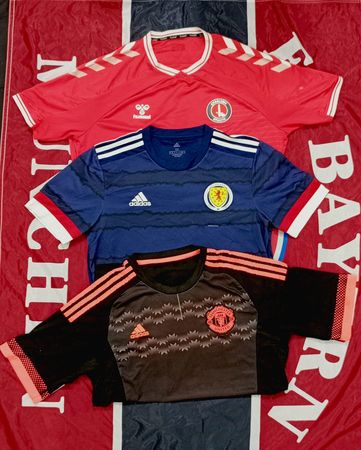 Maillots des joueurs de football