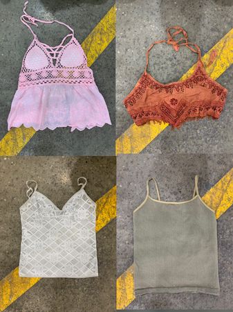 Dainty strappy y2k tops (NS-280)