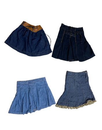 Denim skirts for women 6 pcs
