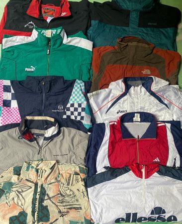 BRANDED SHELL 80S 90S SHELL JACKET 58 PCS | Vintage Wholesale ...