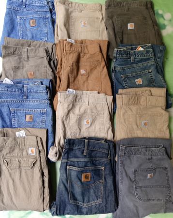 CARHARTT PANTS 12 PCS