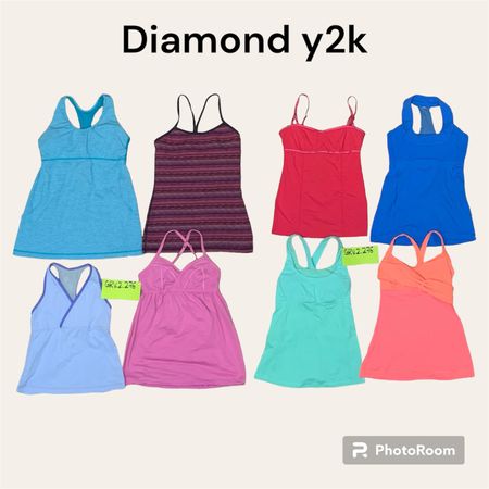 Women’s Lululemon Colourful Tank Tops (GRV-2-276)