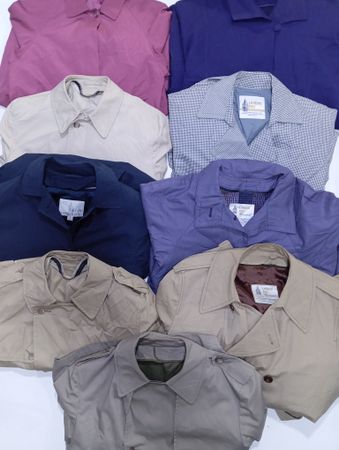 London Fog trench coats 9 pcs