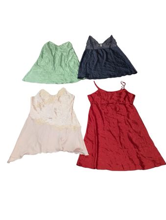 Y2K 2024 - Mixed Color Slip Dresses - 12 pcs