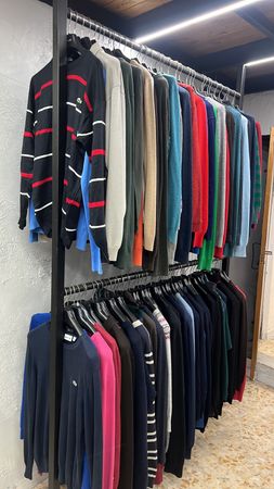 stock of vintage and designer clothing