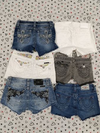HD Rework Sexy Miss Me & True Religion Shorts - 23 pcs