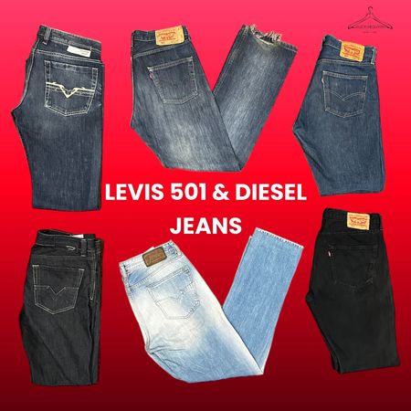 Levis 501 & Diesel jeans