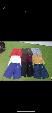 Vintage inspired Rework Carhartt Shorts 30 pcs representative