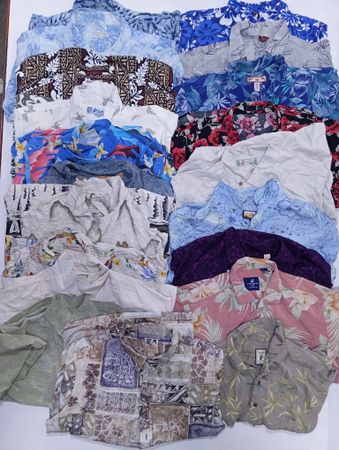 Hawaiin Men shirts 20 pcs