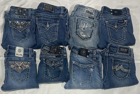 Miss Me bootcut and flared jeans 16 pieces