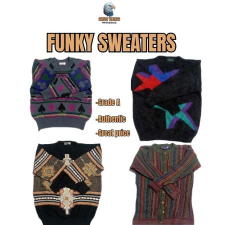 Funky Sweaters 20 pieces | Vintage Wholesale Marketplace - Bulk Vintage ...