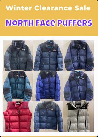 The North Face Puffer Jackets Mostly Nupse 2 colour Pieces