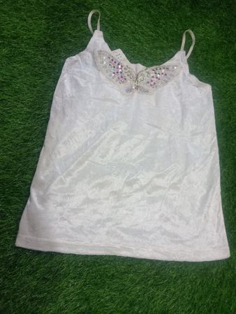 Top en satin de soie en velours 15 pcs