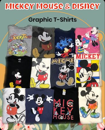 Disney Mickey Mouse Graphic T-Shirts
