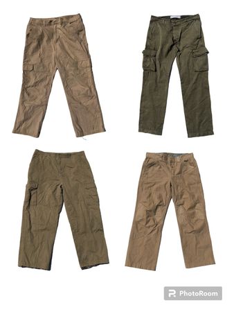 Cargo Chic: A Collection of Stylish Utility Pants🌟👖(S-243)