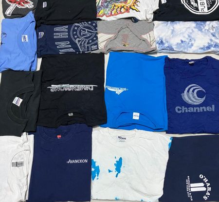 Mix Brand T-Shirt 20 Pieces Gildan, Hanes, Fruit of the Loom, Jerzees