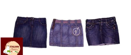 Denim Mini skirts