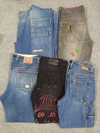 #93 Designer Baggy Jeans -21