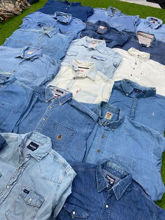 Polo Ralph Lauren Dickies Levi's Denim Shirts - 10 pcs
