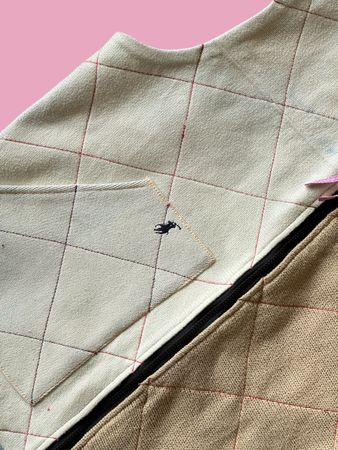 Upcycled SS24 Ralph Lauren und Carhartt Weste