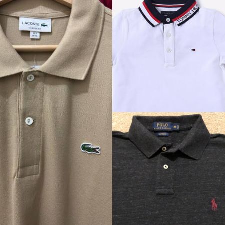 T-shirts à col polo / Tommy et Lacoste