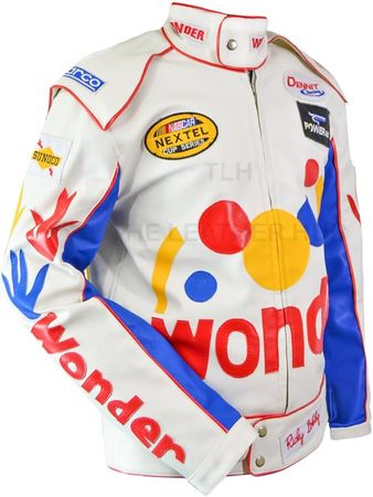 Men's Ricky Bobby Wonder Bread Racing Leather Jackets 10 pcs