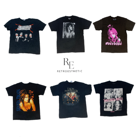 Vintage Printed Tees (HT-001)