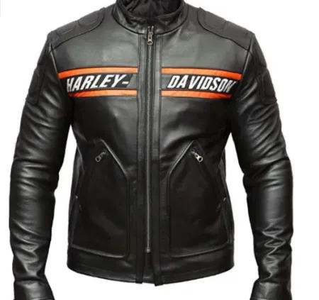 10 vestes en cuir remake de moto Harley-Davidson pour hommes