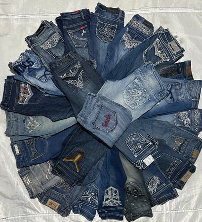 Y2K woman flared jeans 25 pieces