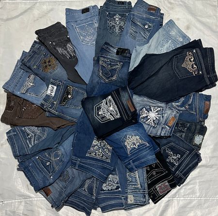 Y2K woman flared jeans 25 pieces